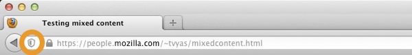 Firefox 23 Contenu Mixte
