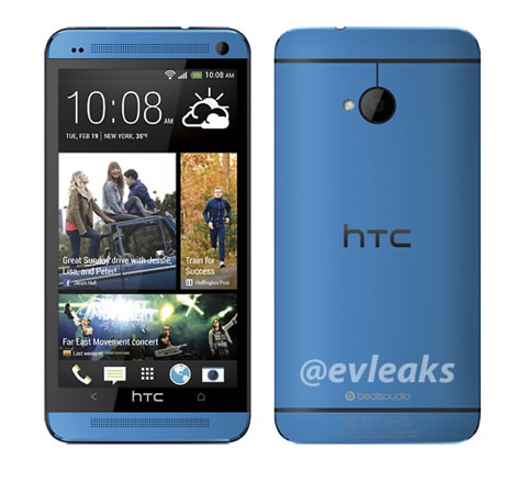 HTC One Bleu Fuite