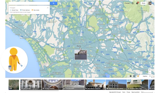 Google Maps Pegman Streetview