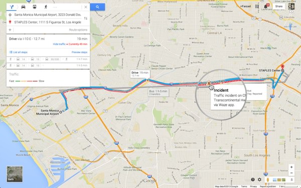 Google Maps Trafic Routier Waze