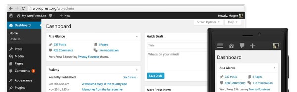 WordPress 3.8 Nouvelle Interface