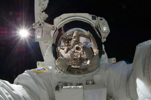 selfie astronaute