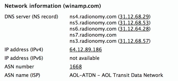 Winamp.com Radionomy