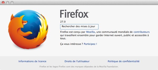 Firefox 27 Mac